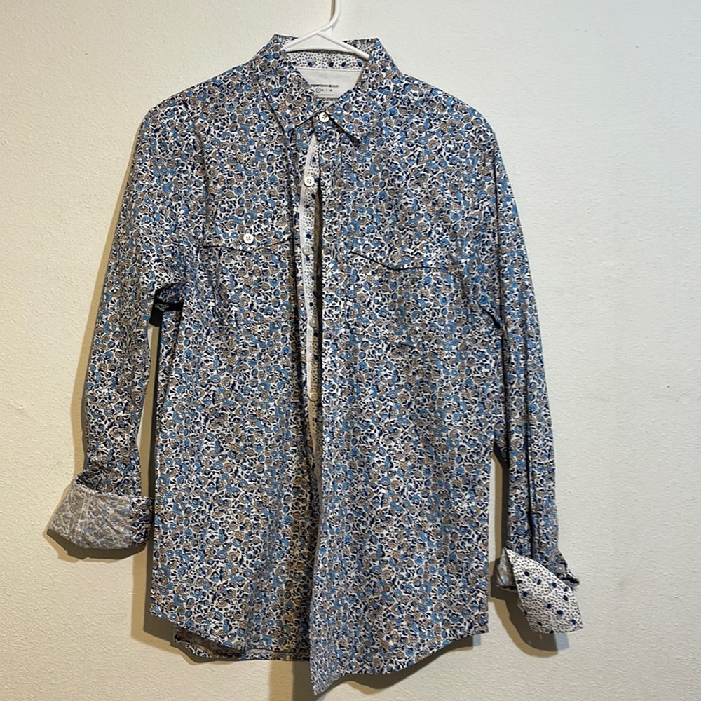 Paper Denim and cloth dress shirt slim fit size small for men